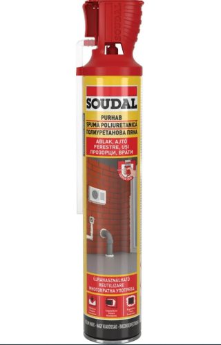 Soudal purhab kézi 750ml